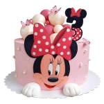 Торт Минни Маус на 3 года №2656