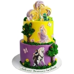Торт Рапунцель на 4 года №2641