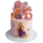 Торт Рапунцель на 6 лет №2644