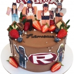 Торт Роблокс для девочки №2056