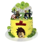 Торт Роблокс на 7 лет №2965