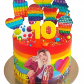 Торт Попит с макарунами TPM0013456