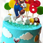 Торт Марио кремовый стиль TMKS013449 фото и оформление торта