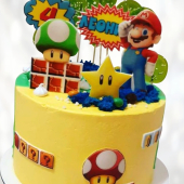 Торт Super Mario без мастики TSMM013450 фото и оформление торта
