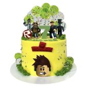 Торт Роблокс на 7 лет №2965