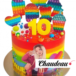 Торт Попит с макарунами TPM0013456