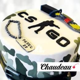 Торт CS:GO с керамбитом TCK0013400 фото и оформление торта