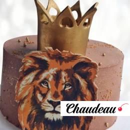 Торт царь зверей в короне TCZK013401 фото и оформление торта