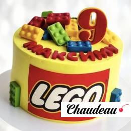 Торт Lego желтый стиль TLZH0013402 фото и оформление торта