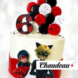 Торт Lady Bug и Cat Noir TLBC013411 фото и оформление торта