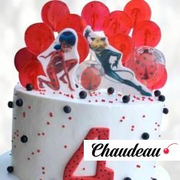 Торт Ladybug на 4 года TL4G013414 фото и оформление торта