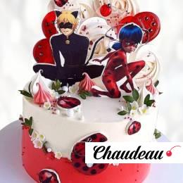 Торт Lady Bug с леденцами TLBL0013419 фото и оформление торта