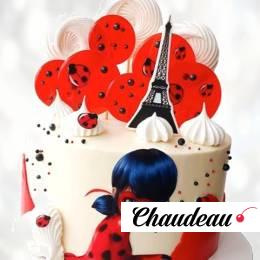 Торт Леди Баг и Париж TLBP013420 фото и оформление торта