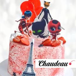 Торт Леди Баг с лесными ягодами TLBL013421 фото и оформление торта