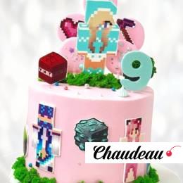 Торт Майнкрафт для девочек TMD0013432 фото и оформление торта