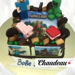 Торт Minecraft на 9 лет TM9L013433 фото и оформление торта