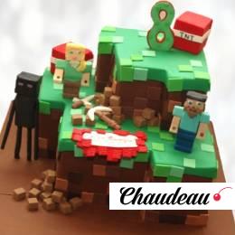 Торт шашка TNT Майнкрафт TSHT013441 фото и оформление торта