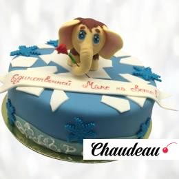 Торт Мамонтенок на льдине TML0013444 фото и оформление торта