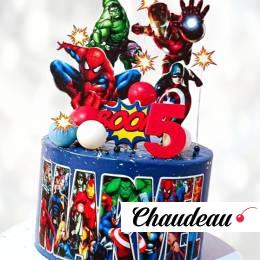 Торт Marvel на пять лет TMPL013447 фото и оформление торта
