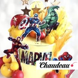 Торт с героями Марвел TGM0013448 фото и оформление торта