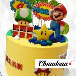 Торт Super Mario без мастики TSMM013450 фото и оформление торта