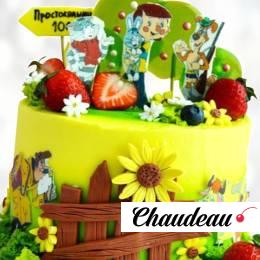 Торт Трое из Простоквашино TTP0013459 фото и оформление торта