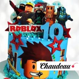 Торт Роблокс десятилетие TRD0013476 фото и оформление торта