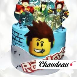 Торт Роблокс с сахарными леденцами TRSL013482 фото и оформление торта