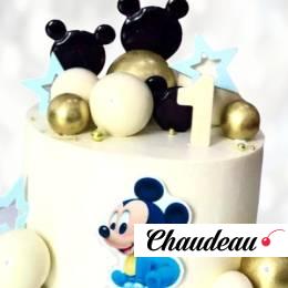 Торт Микки Маус на первый год TMMP013488 фото и оформление торта