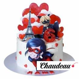 Торт Леди Баг и Супер Кот с фотопечатью №2954 Торт Леди Баг и Супер Кот с фотопечатью №2954