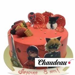 Торт Леди Баг на 8 лет №1229 Торт Леди Баг на 8 лет №1229