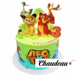 Торт Лео и Тиг с фотопечатью №2742 Торт Лео и Тиг с фотопечатью №2742