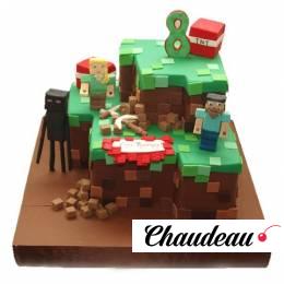 Торт Майнкрафт с ТНТ №709