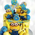 Торт Миньоны на 8 лет TM8L0013509 фото и оформление торта
