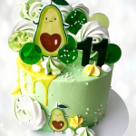 Торт авокадо на 11 лет TA1L0013514 фото и оформление торта