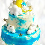 Торт мишка в пушистых облаках TMPO013515 фото и оформление торта