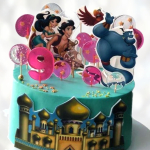 Торт Аладдин, Жасмин и Джин TAZH0013528 фото и оформление торта