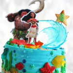 Торт Моана и морская волна TMMV013530 фото и оформление торта