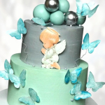 Торт ангел на крещение TAK00013533 фото и оформление торта