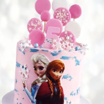 Торт Анна и Эльза на пять лет TAEP013544 фото и оформление торта