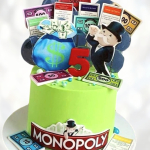 Торт настольная игра Монополия TNIM013545 фото и оформление торта