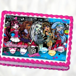 Торт Monster High фотопечать TMHF0013548 фото и оформление торта