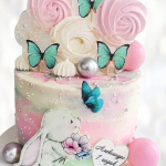 Торт на 1 год для Александры T1GA0013552 фото и оформление торта