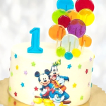 Торт на год с леденцами TGL0013558 фото и оформление торта