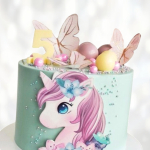 Торт с бабочками на шесть лет TBSH013559 фото и оформление торта