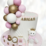 Торт детская метрика TDM0013584 фото и оформление торта