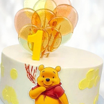 Торт Winnie the Pooh на 1 год TWTP013589 фото и оформление торта