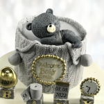 Торт метрика на первый год TMPG013594 фото и оформление торта