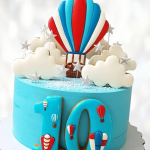 Торт большой воздушный шар TBVS013596 фото и оформление торта