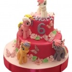 Торт многоярусный с My Little Pony №645